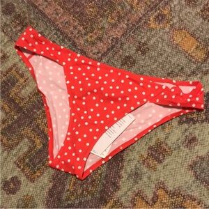*B2G1* Uniqlo Red Polka Dot Bikini Bottom - NWT